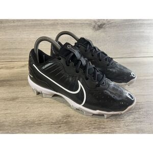 Nike Alpha Huarache 4 Keystone Baseball Cleats Size 5.5Y Black‎ DJ6525-002